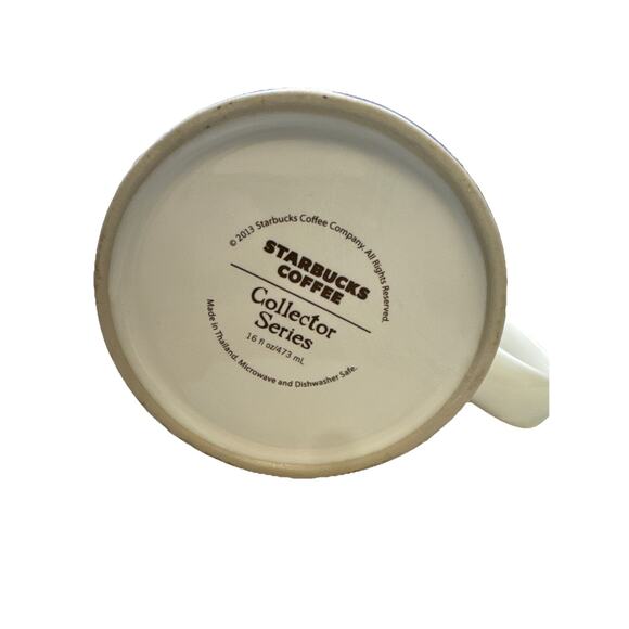 Starbucks 2013 Global Icon Series Mug Stockholm Sweden 16oz *Rare* - Picture 4 of 5